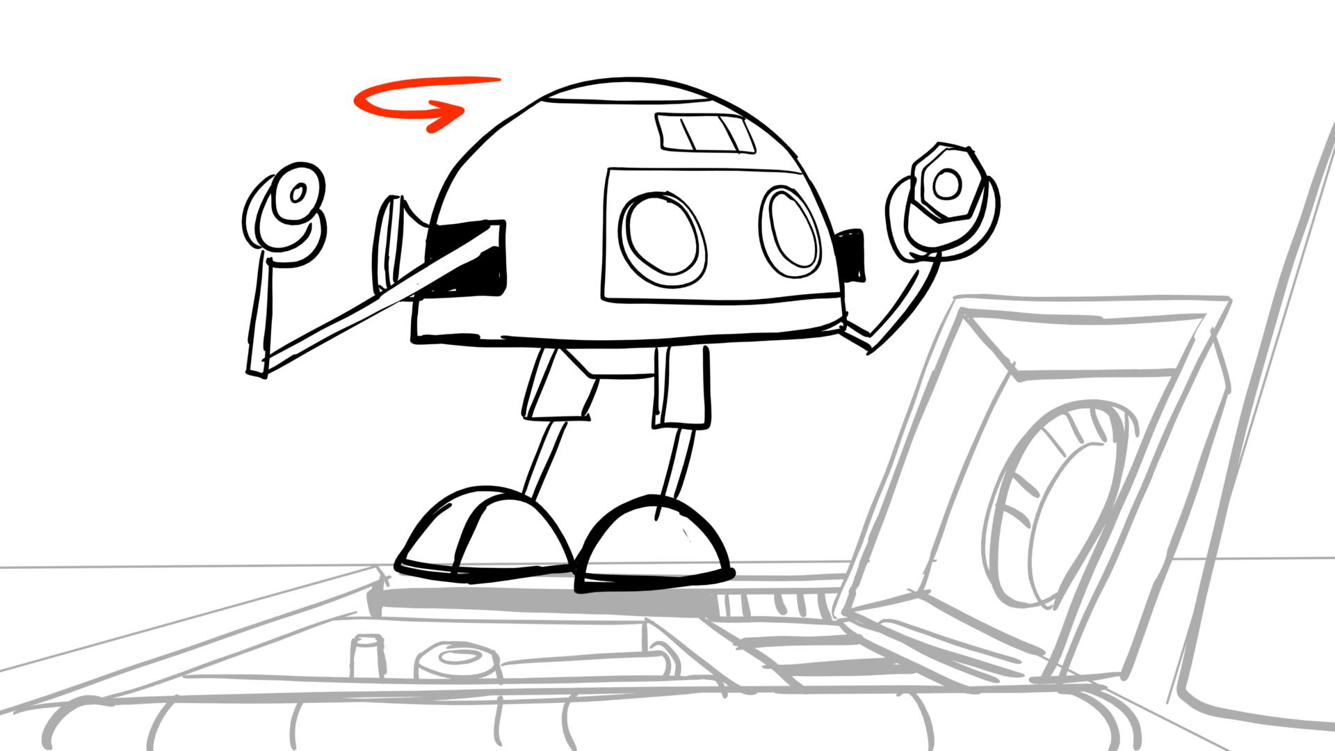 Fun with Nubs — Ep. 108, lámina 127, storyboard by Melissa Ballesteros